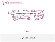 Tablet Screenshot of genta.com.br